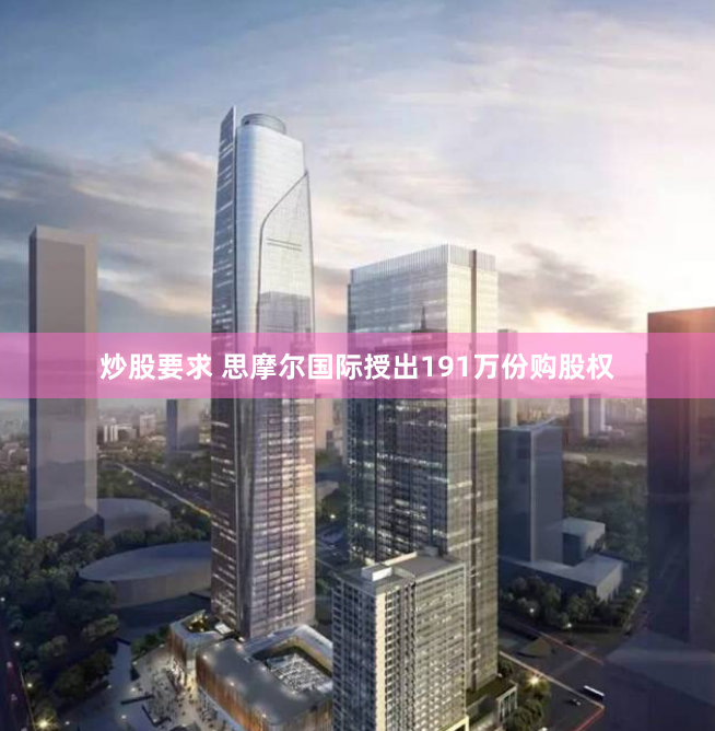 炒股要求 思摩尔国际授出191万份购股权
